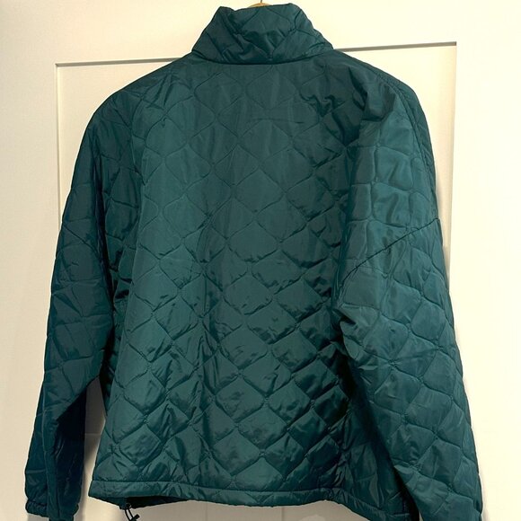 Zella Quilted Bomber Jacket in Green Moss NWOT - Picture 2 of 6